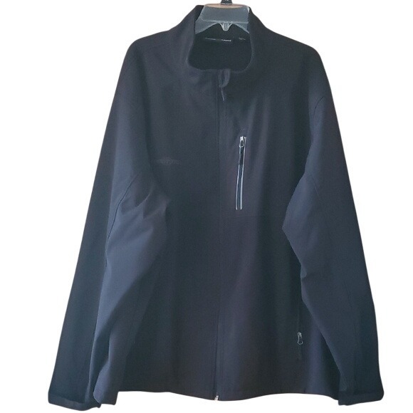 Free Tech Men's Black Softshell Jacket Size 4X - Picture 1 of 12